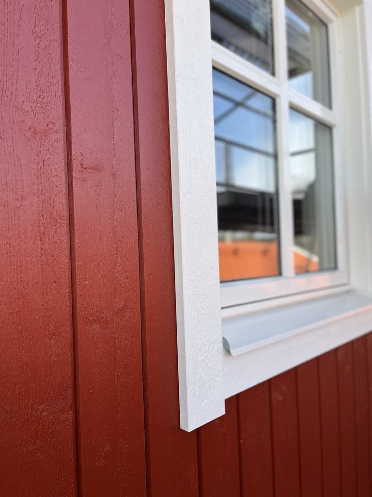 Nymålade fasader